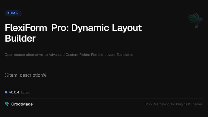 FlexiForm Pro: Dynamic Layout Builder