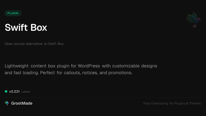 Swift Box