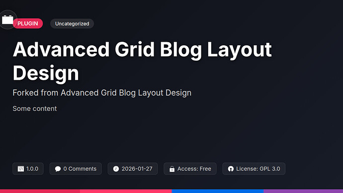 Advanced Grid Blog Layout Design