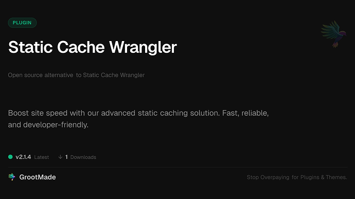 Static Cache Wrangler