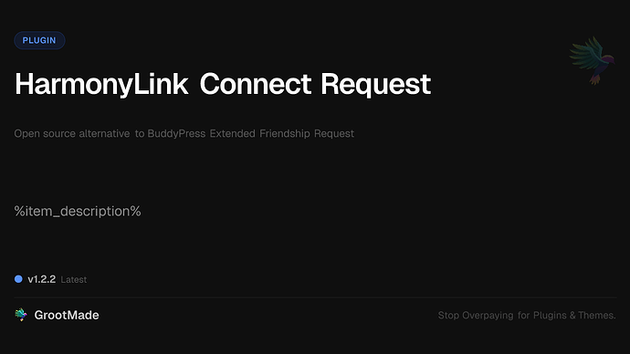 HarmonyLink Connect Request