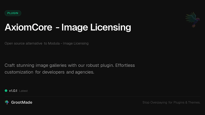 AxiomCore - Image Licensing