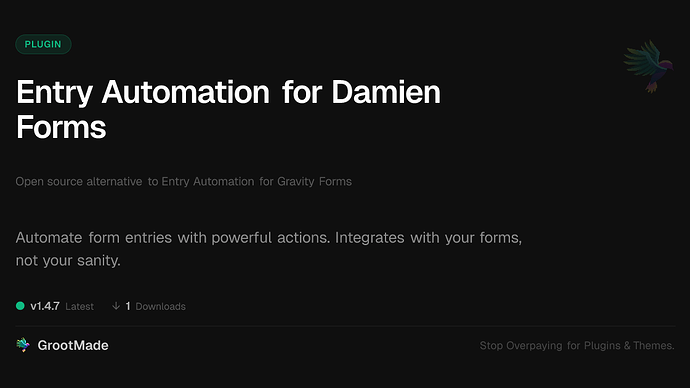 Entry Automation for Damien Forms