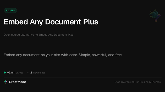 Embed Any Document Plus