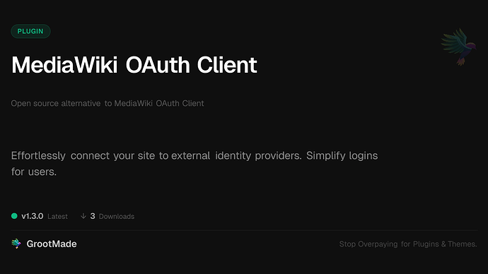 MediaWiki OAuth Client