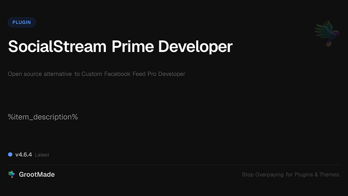 SocialStream Prime Developer