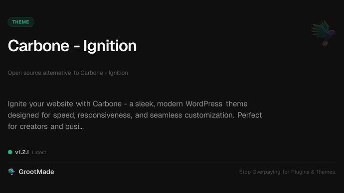 Carbone - Ignition