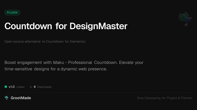 Countdown for DesignMaster