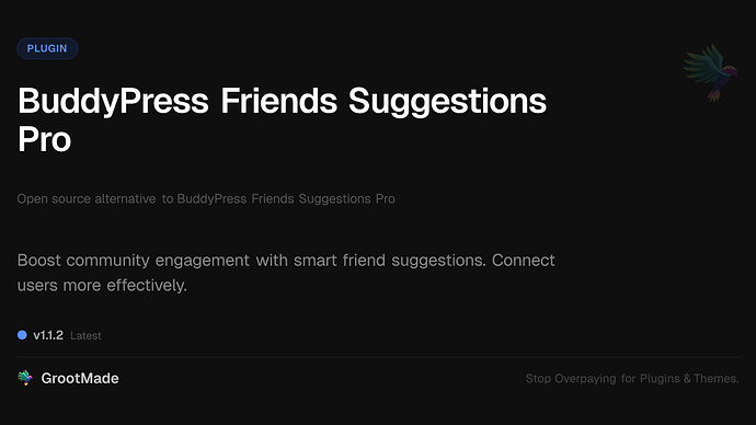 BuddyPress Friends Suggestions Pro
