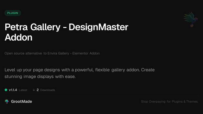 Petra Gallery - DesignMaster Addon
