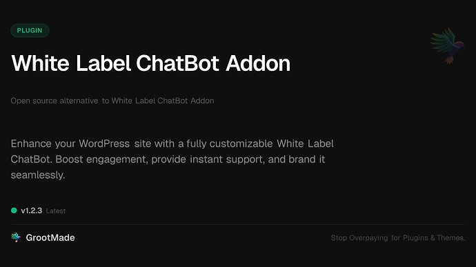 White Label ChatBot Addon