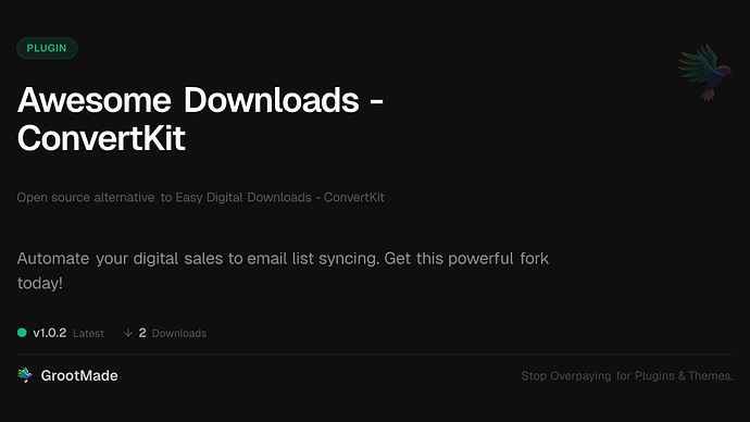 Awesome Downloads - ConvertKit