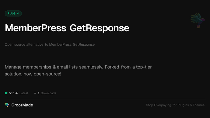 MemberPress GetResponse