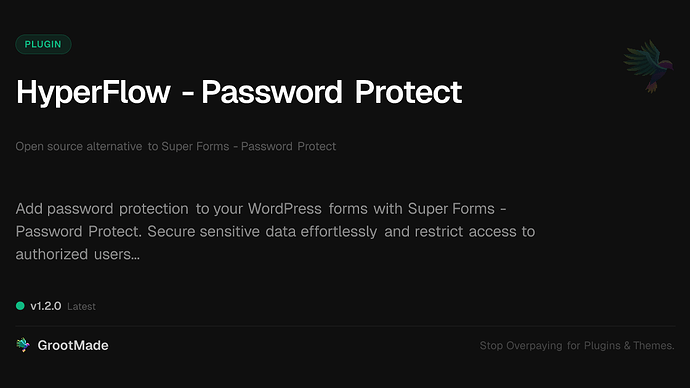 HyperFlow - Password Protect