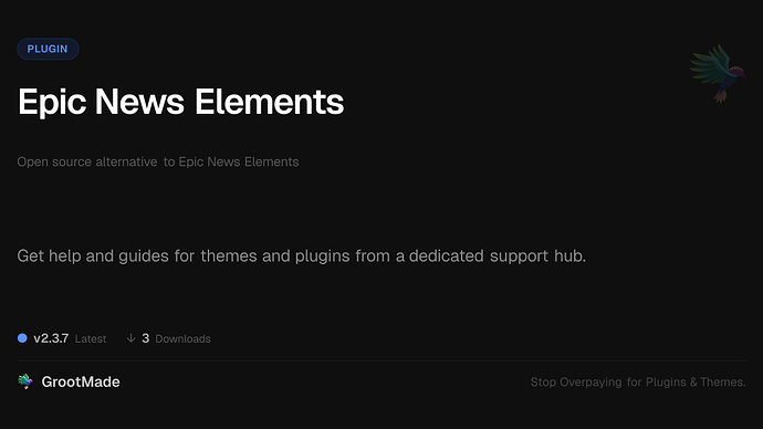 Epic News Elements