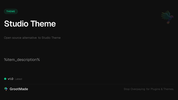 Studio Theme