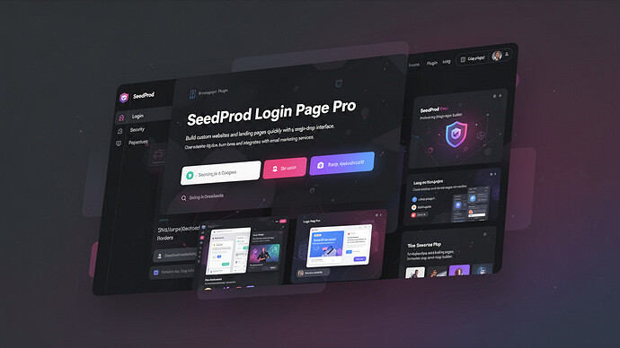 SeedProd Login Page Pro