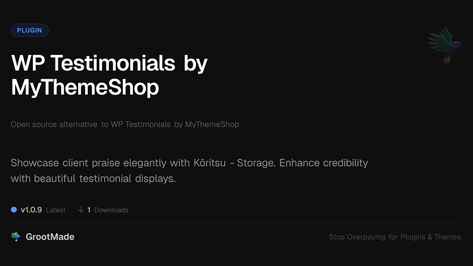 WP Testimonials by MyThemeShop