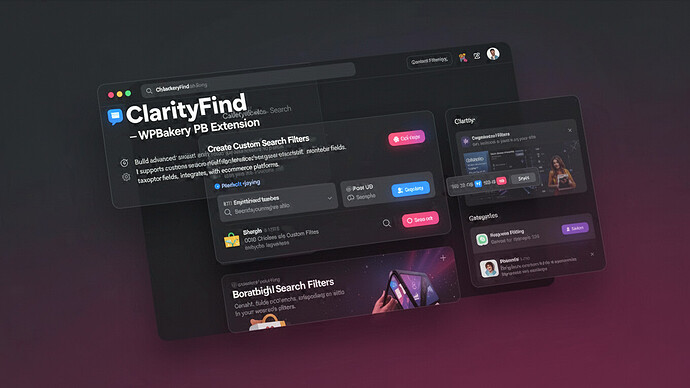 ClarityFind - WPBakery PB Extension