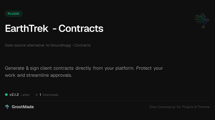 EarthTrek - Contracts