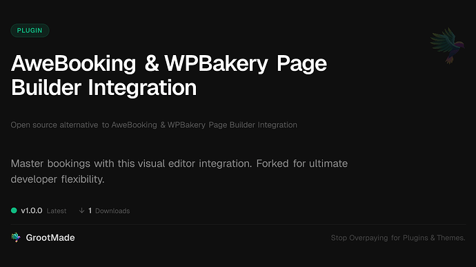 AweBooking & WPBakery Page Builder Integration