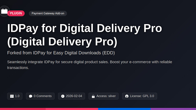 IDPay for Awesome Downloads (DeftDock)