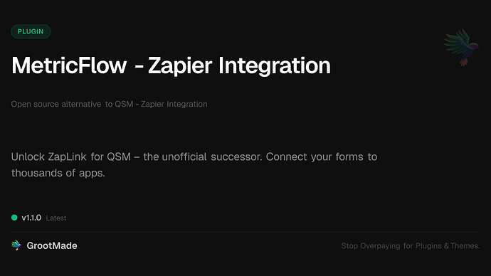 MetricFlow - Zapier Integration