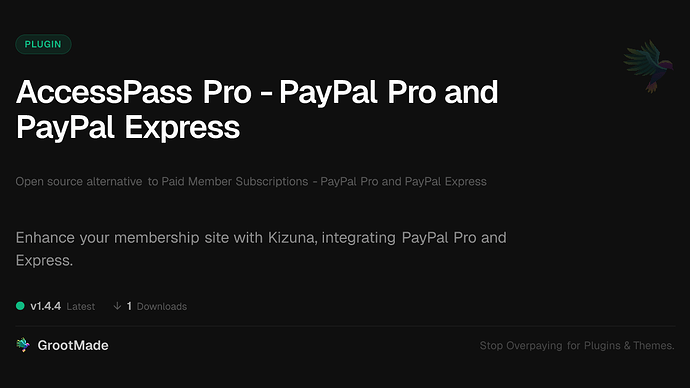 AccessPass Pro - PayPal Pro and PayPal Express