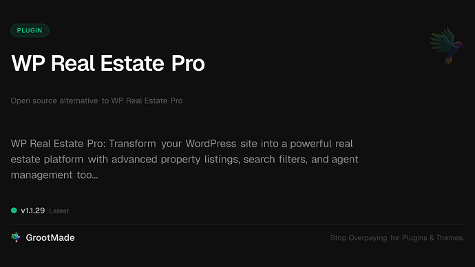 WP Real Estate Pro