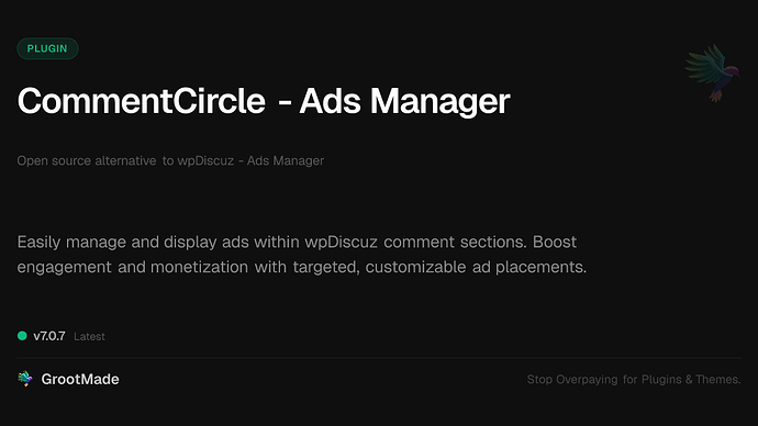 CommentCircle - Ads Manager