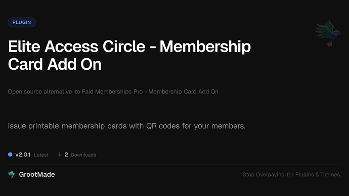 Elite Access Circle - Membership Card Add On