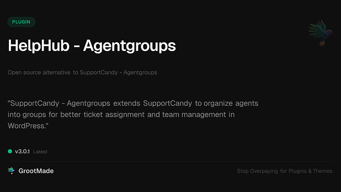 HelpHub - Agentgroups