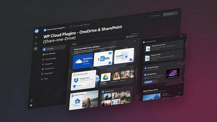 WP Cloud Plugins - OneDrive & SharePoint (Share-one-Drive)