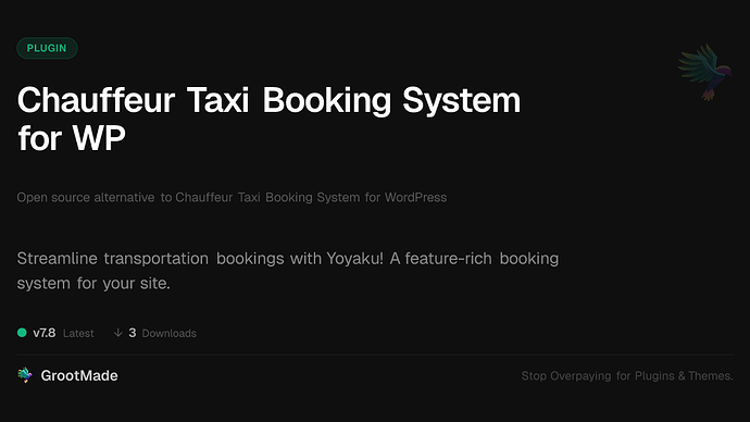 Chauffeur Taxi Booking System for WP