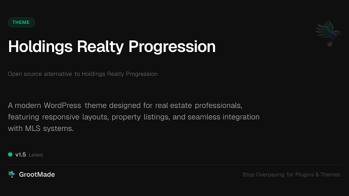 Holdings Realty Progression