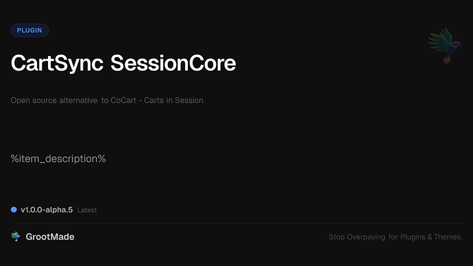 CartSync SessionCore
