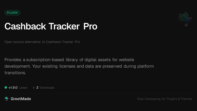 Cashback Tracker Pro
