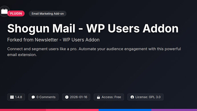 Inkpost - WP Users Addon