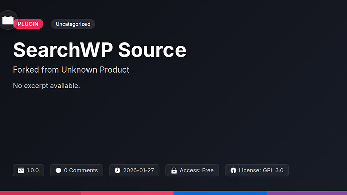 SearchWP Source - Damien Forms