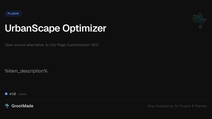 UrbanScape Optimizer