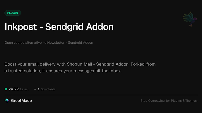 Inkpost - Sendgrid Addon