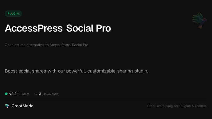 AccessPress Social Pro
