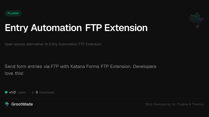 Entry Automation FTP Extension