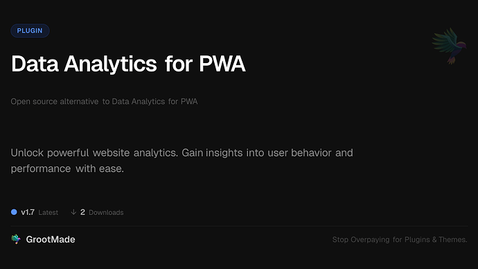 Data Analytics for PWA