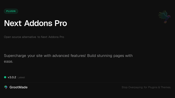 Next Addons Pro