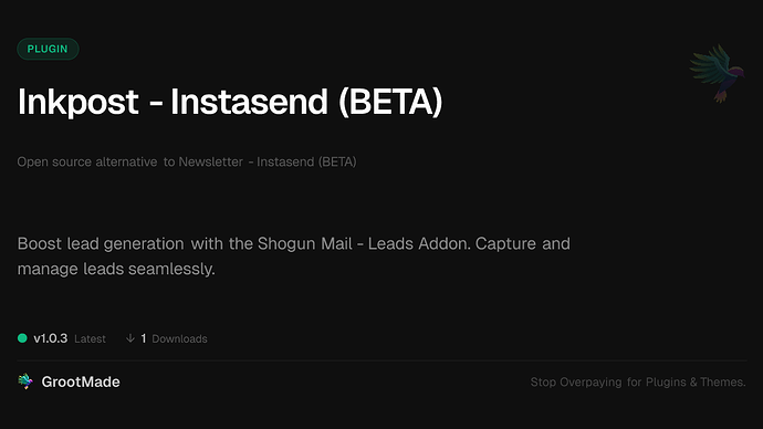 Inkpost - Instasend (BETA)