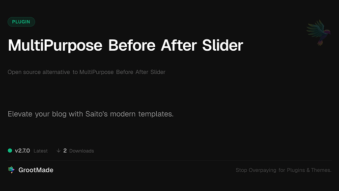 MultiPurpose Before After Slider