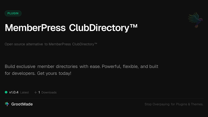 MemberPress ClubDirectory™
