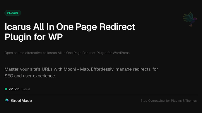Icarus All In One Page Redirect Plugin for WP
