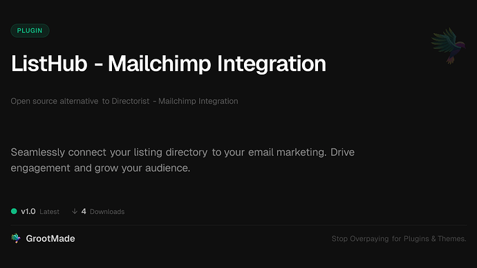 ListHub - Mailchimp Integration